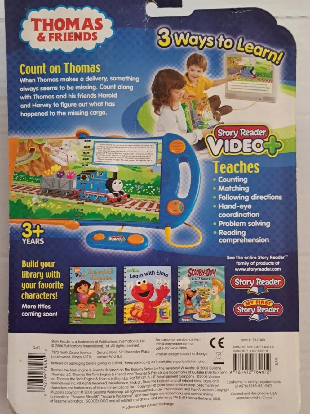 NEW Story Reader Video+ Thomas & Friends Interactive Storybook 2006